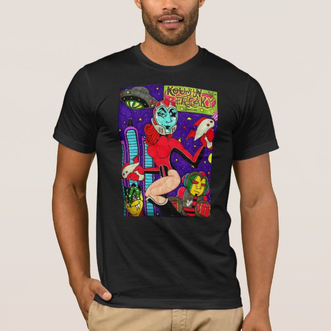 Camiseta Kousin Freaky Space (Anverso)