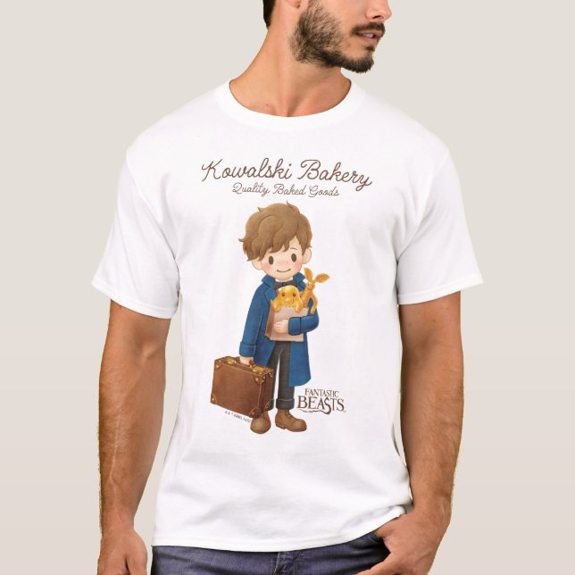Camiseta Kowalski Bakery - Newt Scamander (Anverso)