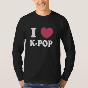 Camiseta Kpop coreano de K-pop Snap Finger Heart Hand Love