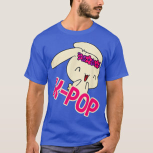 Camiseta KPop Cute Kawaii Conejo gracioso de Corea del Sur