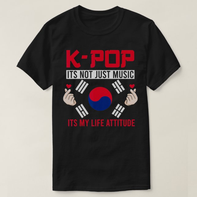 Camiseta Kpop is not just music Kpop Merch Merchandise Gift (Diseño del anverso)