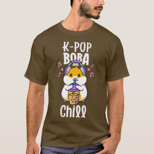 Camiseta KPop Y Chill Boba Y K-Pop Shirt Kawaii