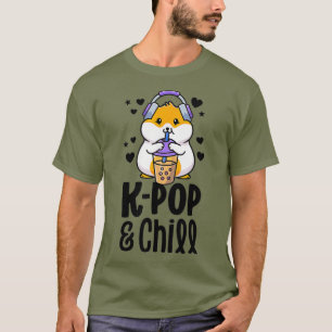 Camiseta KPop Y Chill Kawaii K-Pop Boba Té De Burbuja