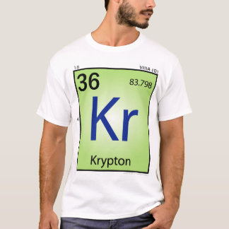 Camiseta (Kr) del elemento del criptón - frente
