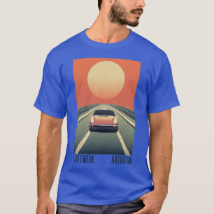 Camiseta Kraftwerk Autobahn Retro Diseño original estético