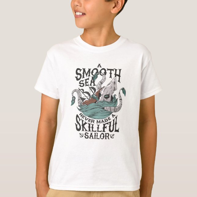 Camiseta Kraken ataca a barco (Anverso)