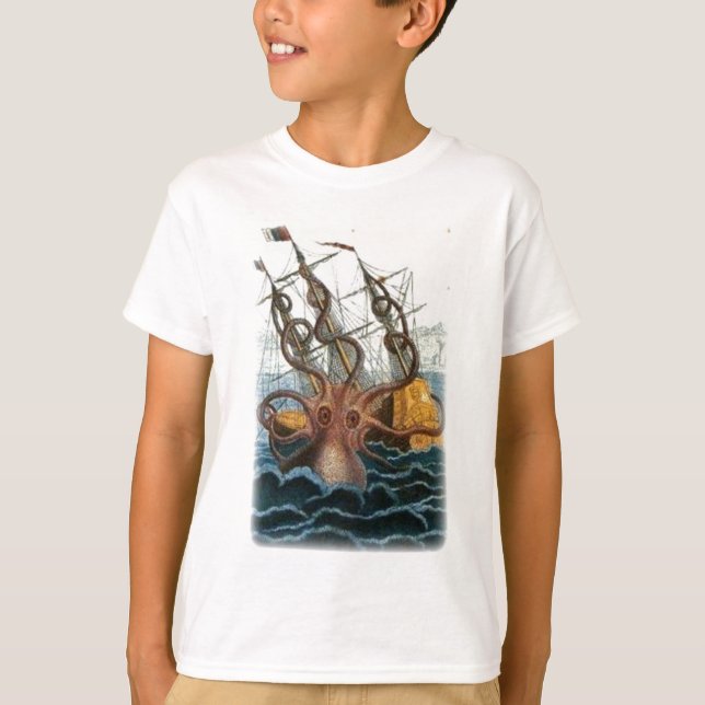 Camiseta Kraken de Pedro Denys de Montfort, 1801 (Anverso)