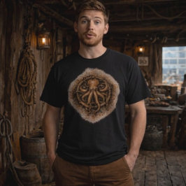 Camiseta Kraken Marca Sigilo Pirata