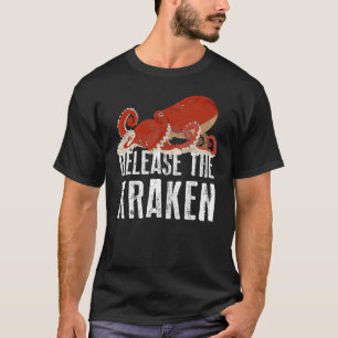 Camiseta Kraken Marine Retro Sea Coo