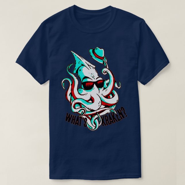 Camiseta Kraken monster 2 (Diseño del anverso)