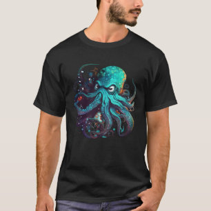 Camiseta Kraken Octopus Sailing Ocean 1