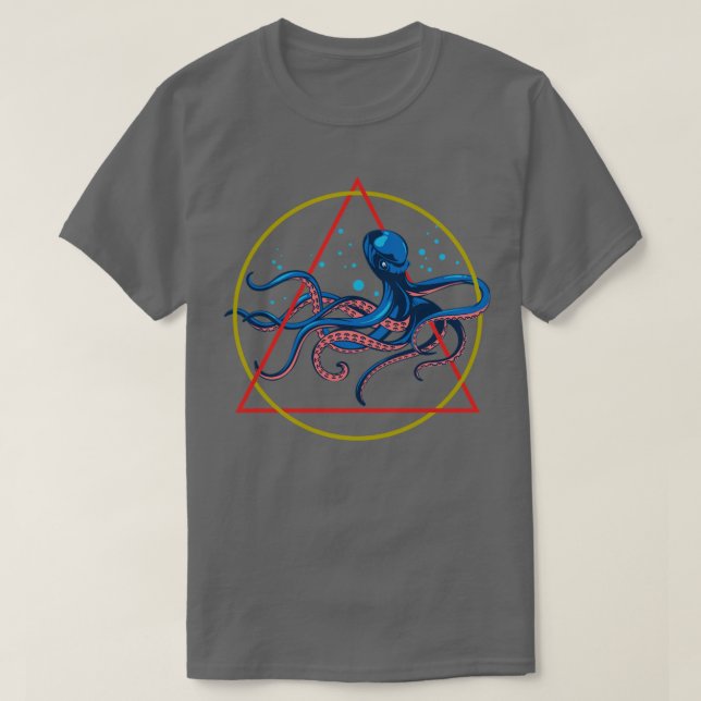 Camiseta Kraken Sea Creature Animal Gige Octopus (Diseño del anverso)