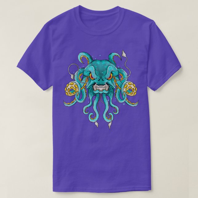 Camiseta Kraken Underwater Monster Octopus Sea (Diseño del anverso)