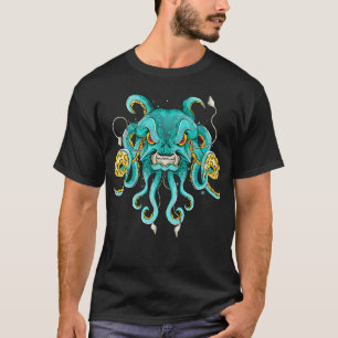 Camiseta Kraken Underwater Monster Octopus Sea