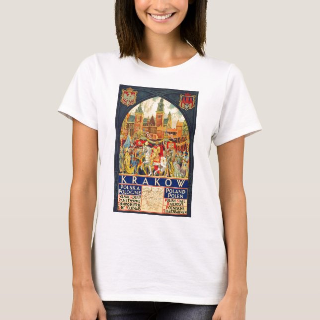 Camiseta Kraków Polska Pologne Polen (Anverso)