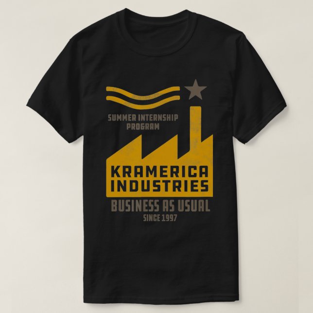 Camiseta Kramerica Industries Summer Internship Program [di (Diseño del anverso)