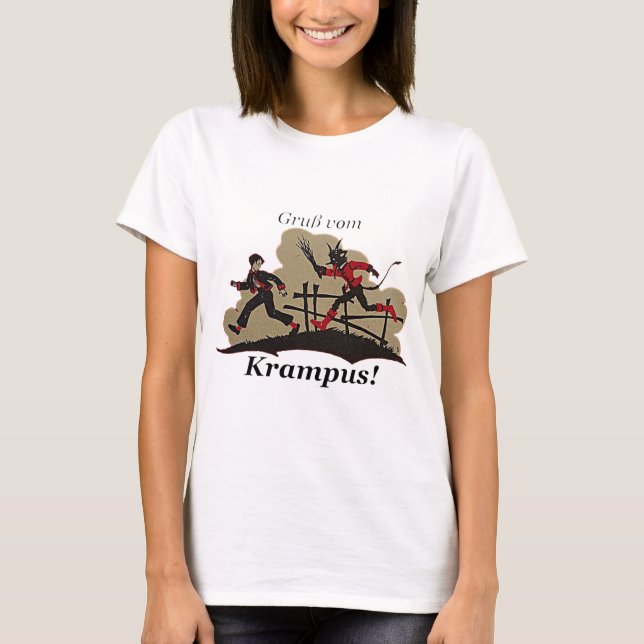 Camiseta Krampus Chases Kid (Anverso)
