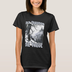 Camiseta Krampus Costume Perchten Mask Mal Nicholas Krampu