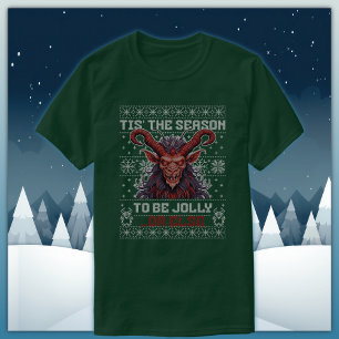 Camiseta Krampus Es La Temporada De Ser Jolly O Más