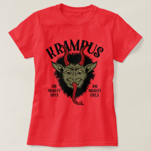 Camiseta Krampus Face Naughty