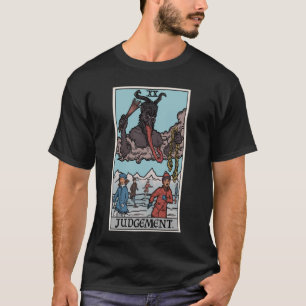 Camiseta Krampus Juicio Tarot Card Funny Navidades Gothi