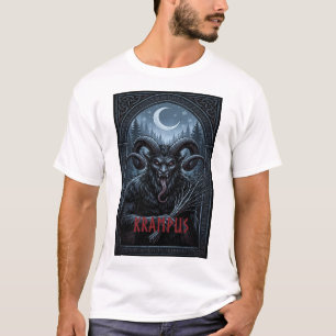 Camiseta Krampus Nordic Runic Frame Dark Gothic Christmas