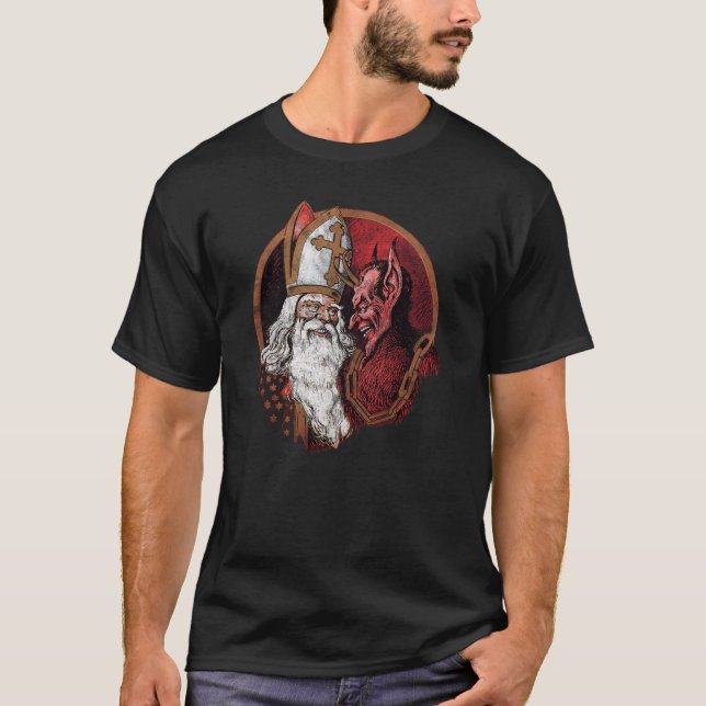 Camiseta Krampus y Santa (Anverso)