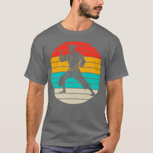 Camiseta Krate Fighter Vintage Karateka Sunset MMA