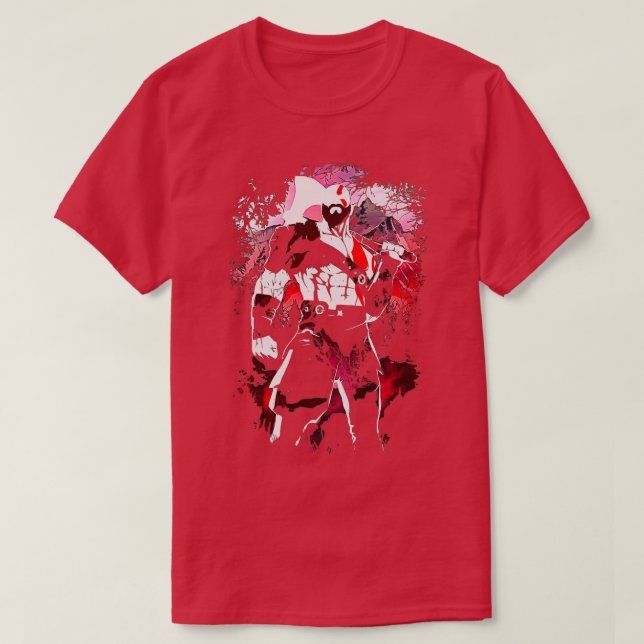 Camiseta Kratos usando Ax Classic TShirt (Diseño del anverso)