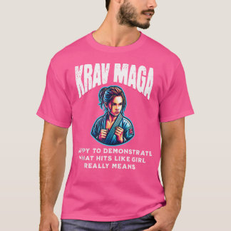 Camiseta Krav Maga Chica Krav Maga Equipo Mma Artículos Kra