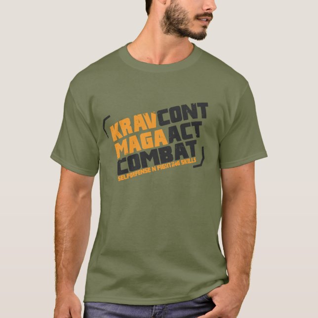 Camiseta Krav Maga - combate del contacto (Anverso)