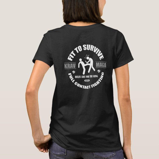 Camiseta Krav Maga: Darwin2 Wmn (Reverso)
