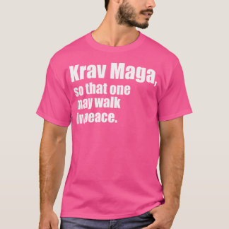 Camiseta Krav Maga Fuerzas de Autodefensa de combate Contac