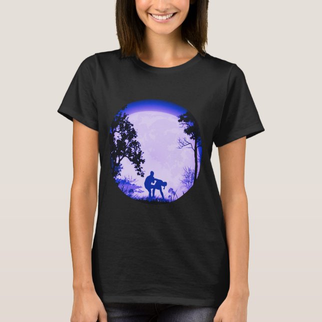 Camiseta Krav Maga Groin Kick con púrpura lunar (Anverso)