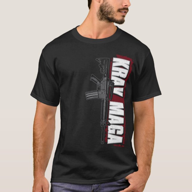 Camiseta Krav Maga M16 vertical (Anverso)