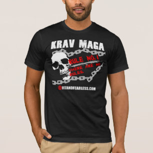 Camiseta Krav Maga - no. 1 de la regla - ajuste y audaz