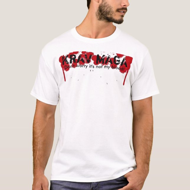 Camiseta KRAV MAGA "no mi sangre " (Anverso)