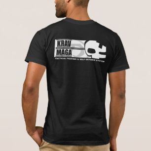 Camiseta Krav Maga: Parte posterior grande del cráneo