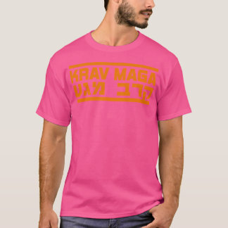 Camiseta Krav Maga Sistema Israelí De Combate Idf Hebreo Te