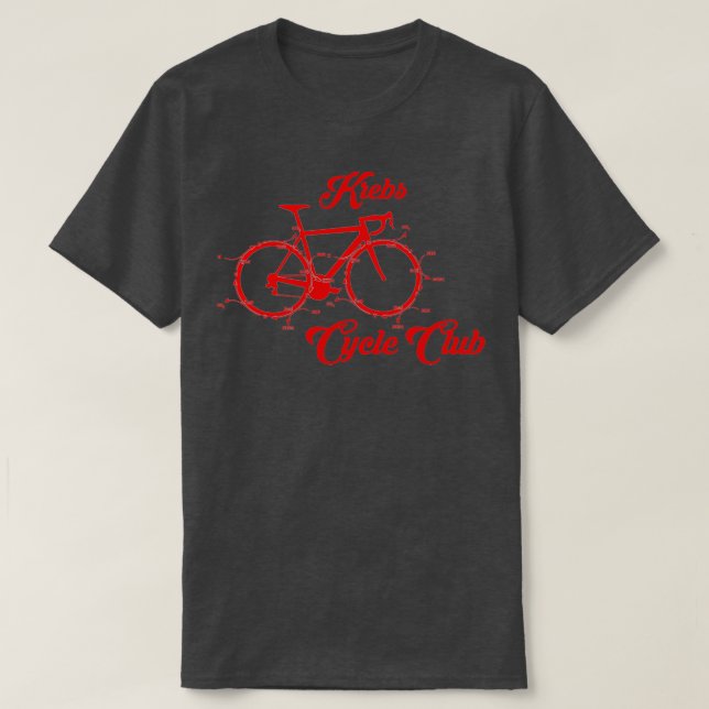 Camiseta Krebs Cycle Bicicleta Club (Diseño del anverso)