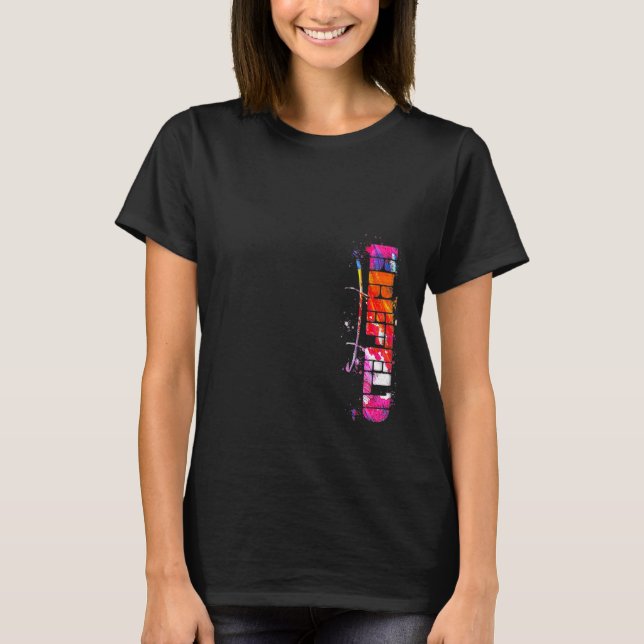 Camiseta Krefeld Lettering Watercolor Krefeld (Anverso)
