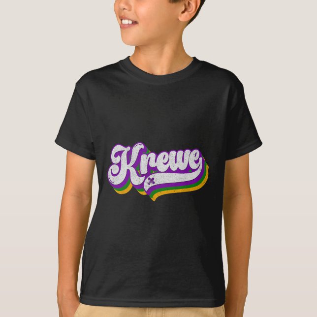 Camiseta Krewe Mardi Gras Carnaval Costumbres Hombres Mujer (Anverso)