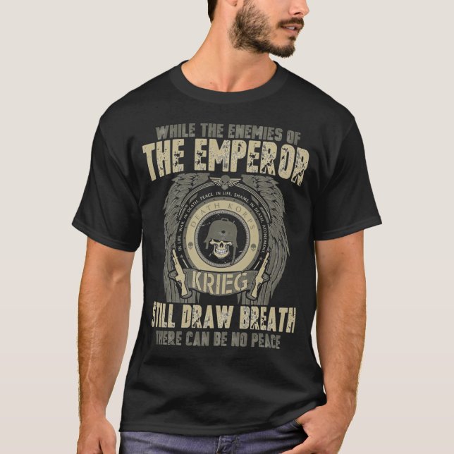 Camiseta Krieg - Enemigos Del Emperador (Anverso)