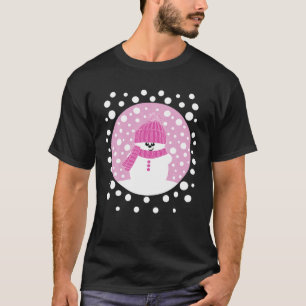Camiseta Krimbles Divertido Snowy Snowman Con Gorra Lana Ro