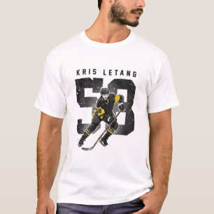 Camiseta kris letang number retro