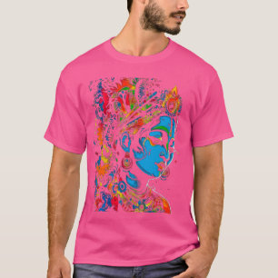 Camiseta Krishna Hindu Mythology Dios del amor, la ternura,