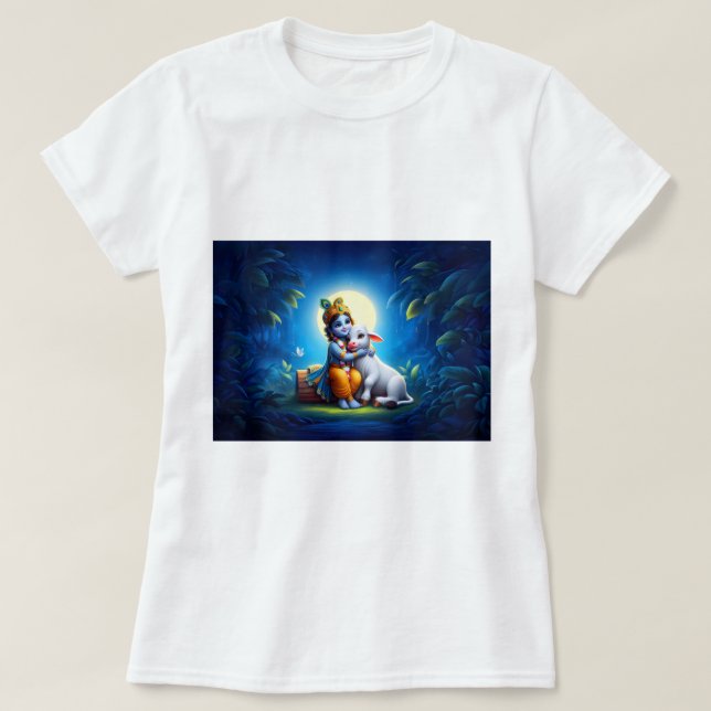 Camiseta krishna ji (Diseño del anverso)