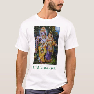 Camiseta ¡Krishna le ama!