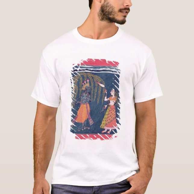 Camiseta Krishna que toca una flauta, del 'Vahula (Anverso)