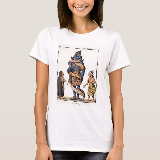 Camiseta Krishna squeezed by the Kaliya Serpent, from 'Voya (Anverso)